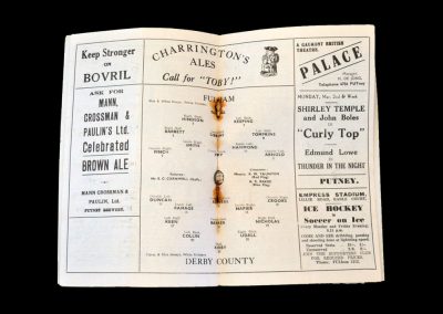 Fulham v Derby 29.02.1936 - FA Cup 6th Round