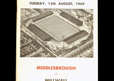 Middlebsrough v Millwall 12.08.1969