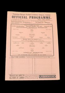 Spurs Reserves v Arsenal Reserves 11.10.1937