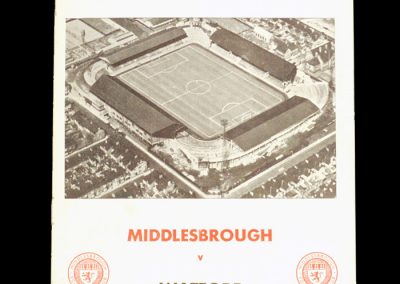 Middlesbrough v Watford 25.10.1969