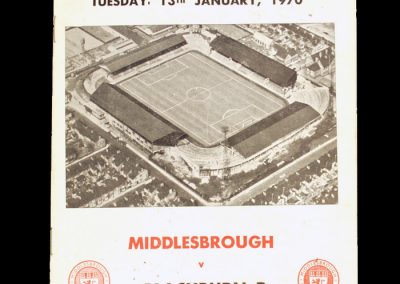 Middlesbrough v Blackburn 13.01.1970