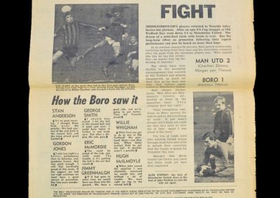 Man Utd v Middlesbrough 25.02.1970 - FA Cup 6th Round Replay