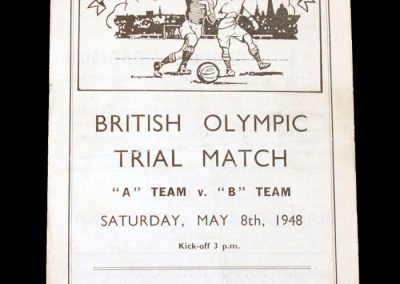 A v B 08.05.1948 (England Olympic Trial Match)