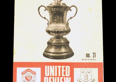 Man Utd v Everton 01.03.1969 - FA Cup 6th Round