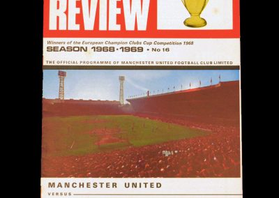Man Utd v Sunderland 18.01.1969