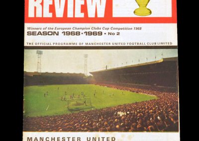 Man Utd v Coventry 21.08.1968