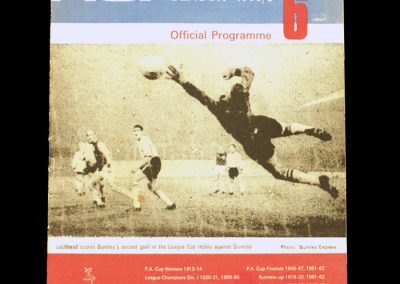 Burnley v Man Utd 14.09.1968