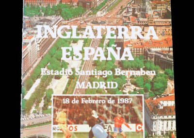 Spain v England 18.02.1987 (Lineker gets 4)