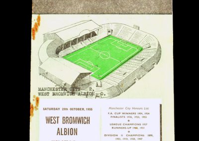 Man City v West Brom 29.10.1955