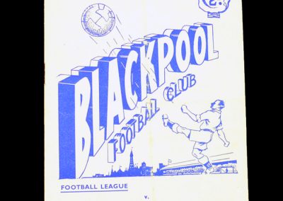 Blackpool v West Brom 03.03.1956