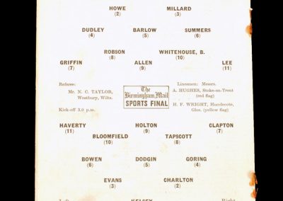 West Brom v Arsenal 21.04.1956