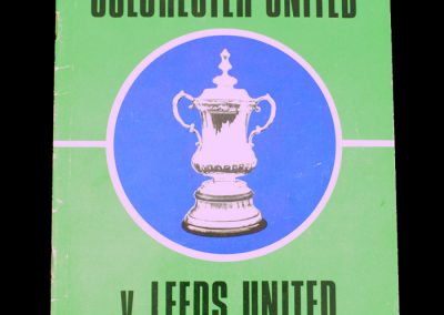 Colchester v Leeds 13.02.1971 - FA Cup 5th Round (Cup Shock 3-2)