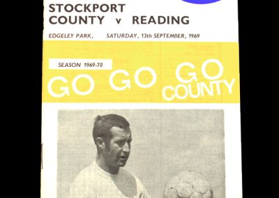 Stockport v Reading 13.09.1969