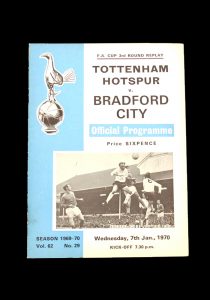 Spurs v Bradford City 07.01.1970