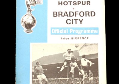 Spurs v Bradford City 07.01.1970