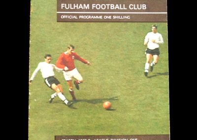 Fulham v Sheff Utd 13.03.1968