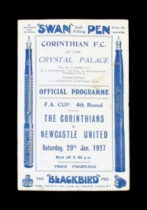 Corinthians v Newcastle 29.01.1927 - FA Cup 4th Round