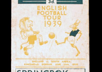 South Africa v England 24.06.1939