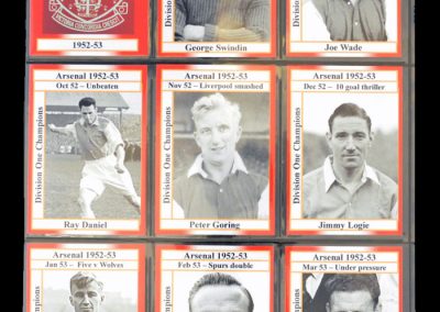 Arsenal 1952/1953 Season Photos