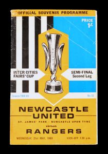 Newcastle v Rangers 21.05.1969 Semi Final 2nd Leg 2-0