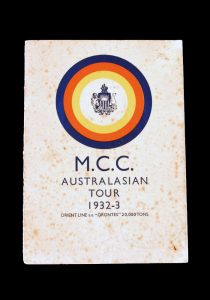 MCC Australasian Tour 1932-33 (Bodyline Tour)
