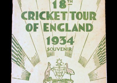 1934 Ashes Tour
