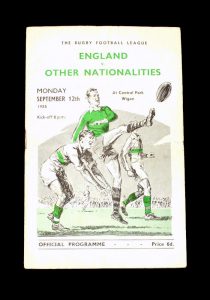 England v Other Nationalities 12.09.1955 (100th career try)