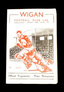 Wigan v Hunslet 15.02.1958 (150th league try)