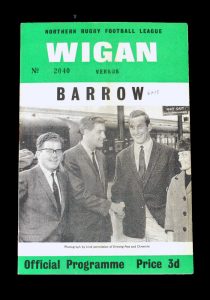 Wigan v Barrow 10.10.1964 (500th career try)