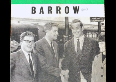 Wigan v Barrow 10.10.1964 (500th career try)
