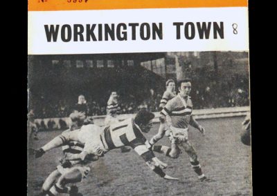 Wigan v Workington 20.11.1965 (1st appearance as sub)