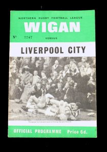 Wigan v Liverpool City 23.03.1968 (last league try - no 409)