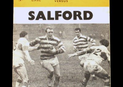 Wigan v Salford 15.04.1968 (last league game - no 392)