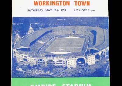Wigan v Workington 10.05.1958 (won 13-9)