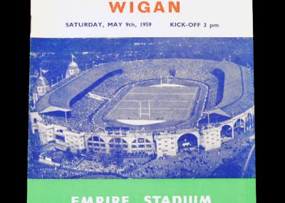 Wigan v Hull 09.05.1959 (won 12-6)