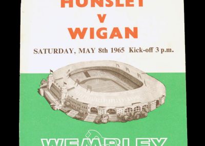 Wigan v Hunslet 08.05.1965 (won 20-16)