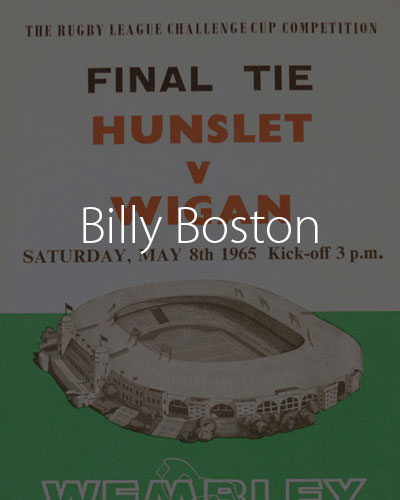 Billy Boston programmes