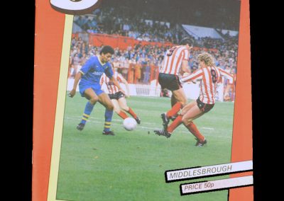 Sheff Utd v Middlesbrough 21.09.1985