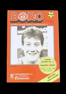 Middlesbrough v Charlton 01.02.1986