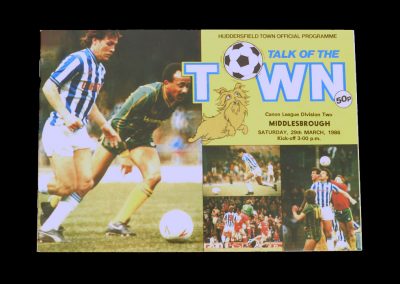 Huddersfield v Middlesbrough 29.03.1986