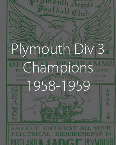 Plymouth div 3 champions 1958 1959