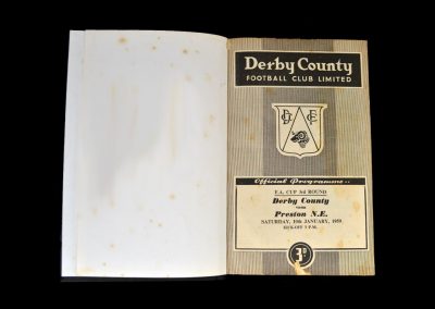 Derby County Bound Volume 1958/59