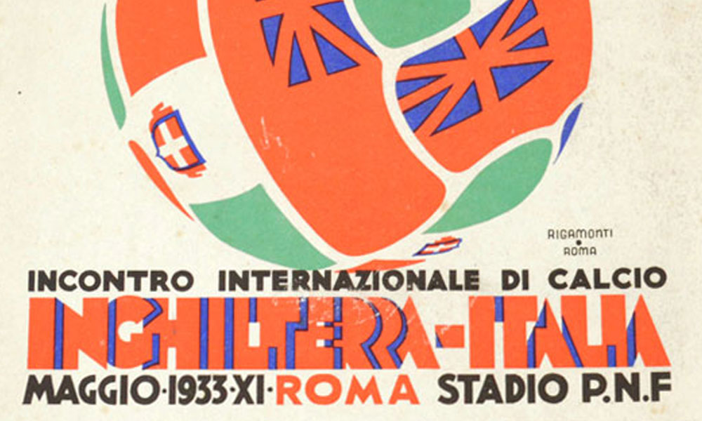 England Programmes England v Italy in the 1930s & 40s Blog Image