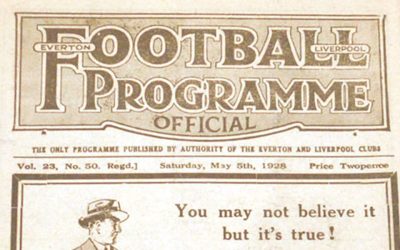 Dixie Dean’s 60th: The Everton v Arsenal Programme That Made History