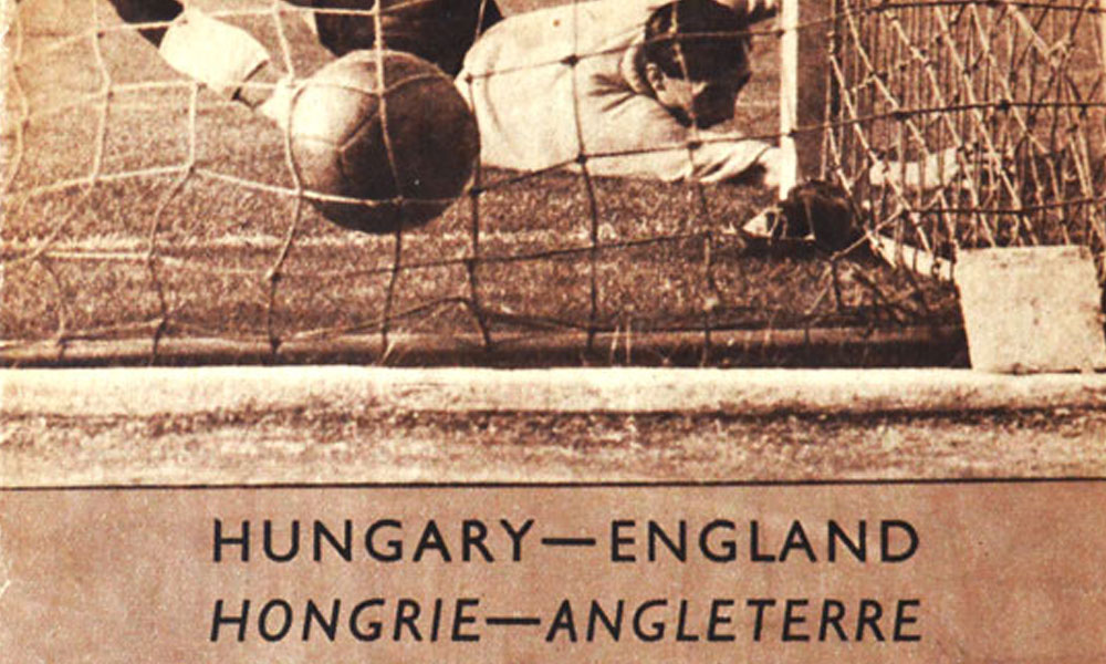 World Cup Programmes England at the World Cup 1954 Blog Image
