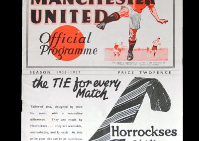 Man Utd v Sunderland 01.01.1937