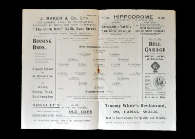 Southampton v Sunderland 16.01.1937 (FA Cup 3rd Round)