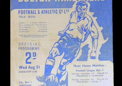 Bolton v Man Utd 31.08.1949