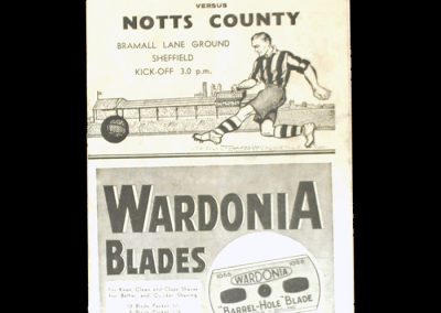 Sheff Utd v Notts County 07.10.1950