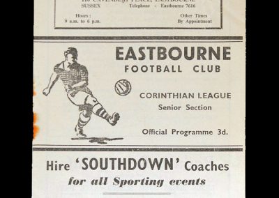 Eastbourne v Slough Town 02.04.1955